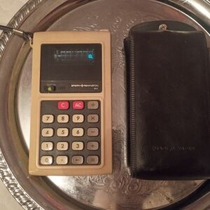 Remington Beige Calculator with Black Case